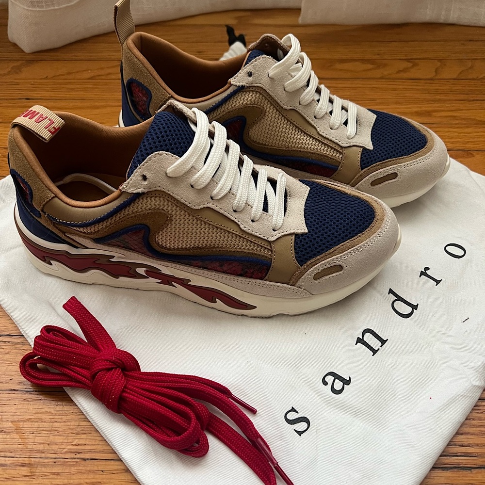 Sandro Paris Flame Sneakers